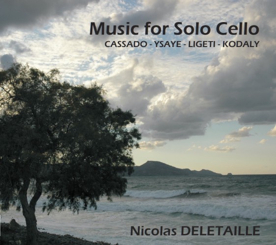 BEETHOVEN Music for cello solo N.Deletaille - CD cover